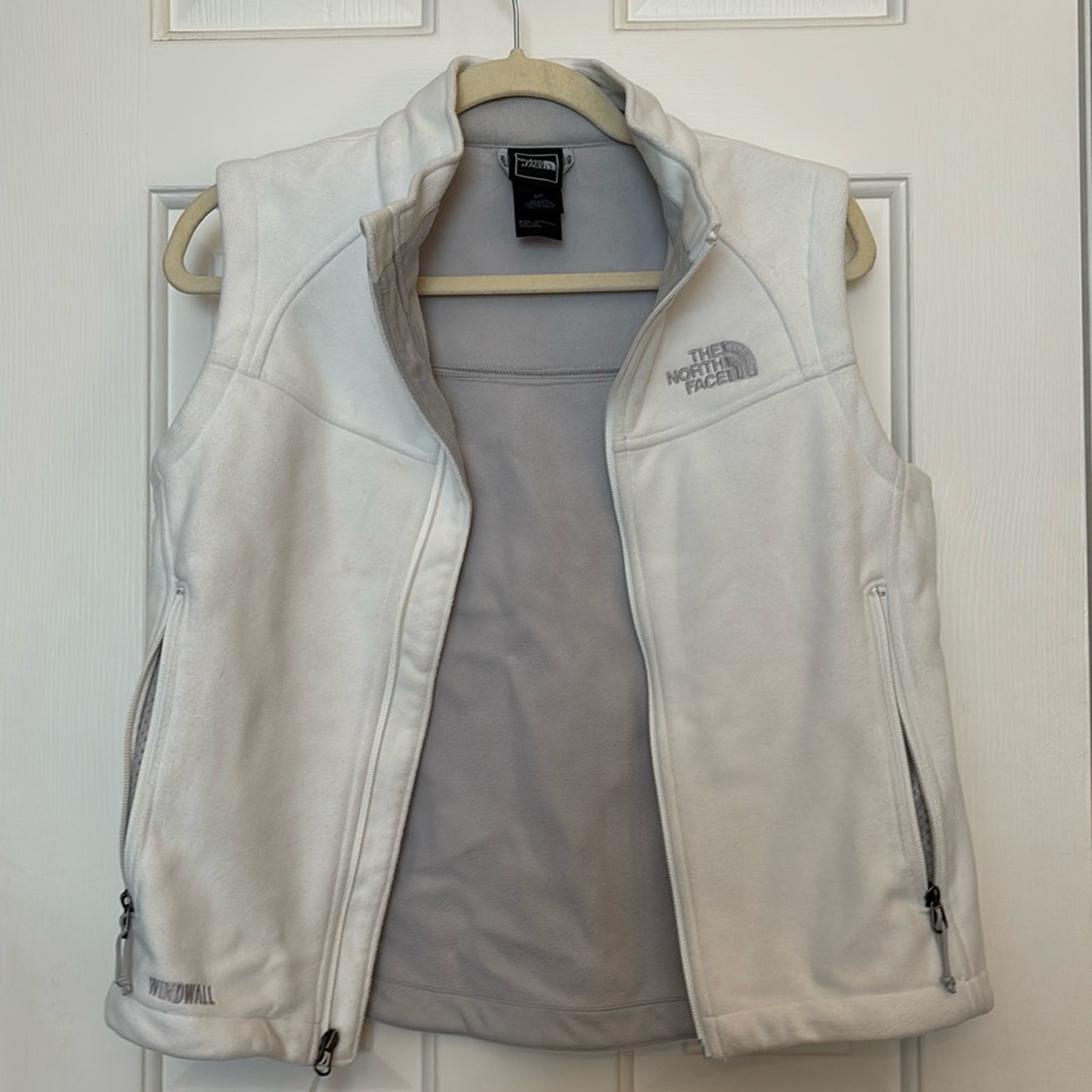 North Face White Vest